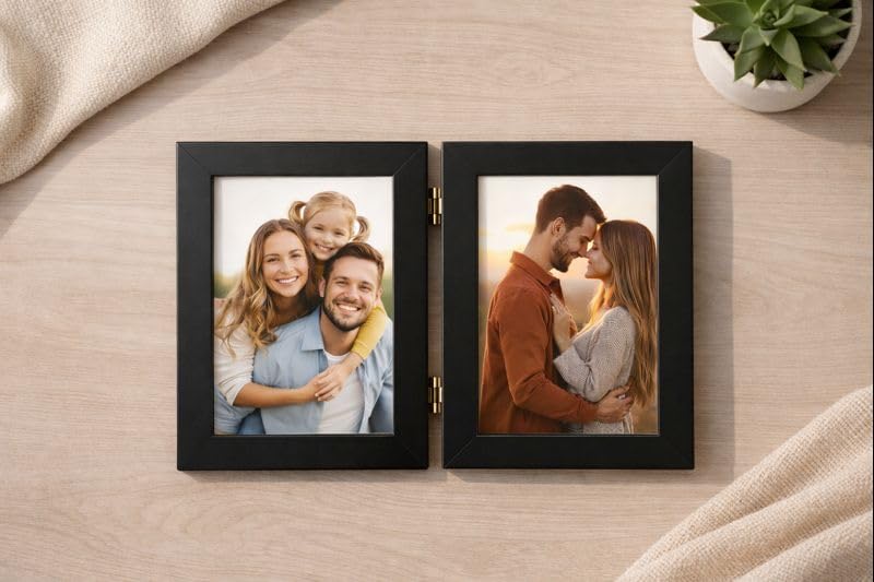 Double Hinged Photo Frame