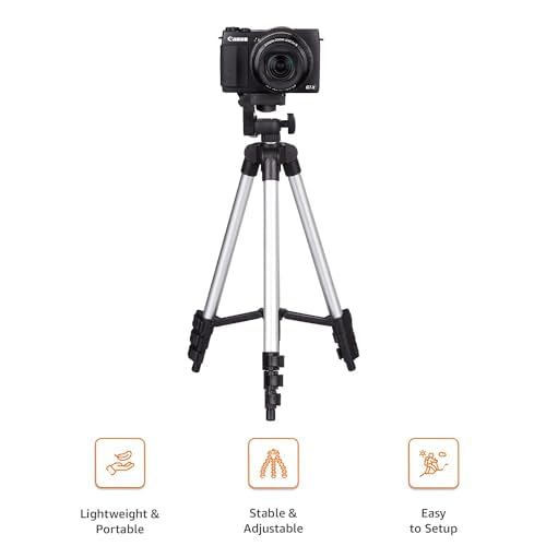 Adjustable Aluminium Alloy Tripod Stand Holder for Mobile Phones & Camera, 350 mm -1020 mm, 1/4 inch Screw + Mobile Holder Bracket