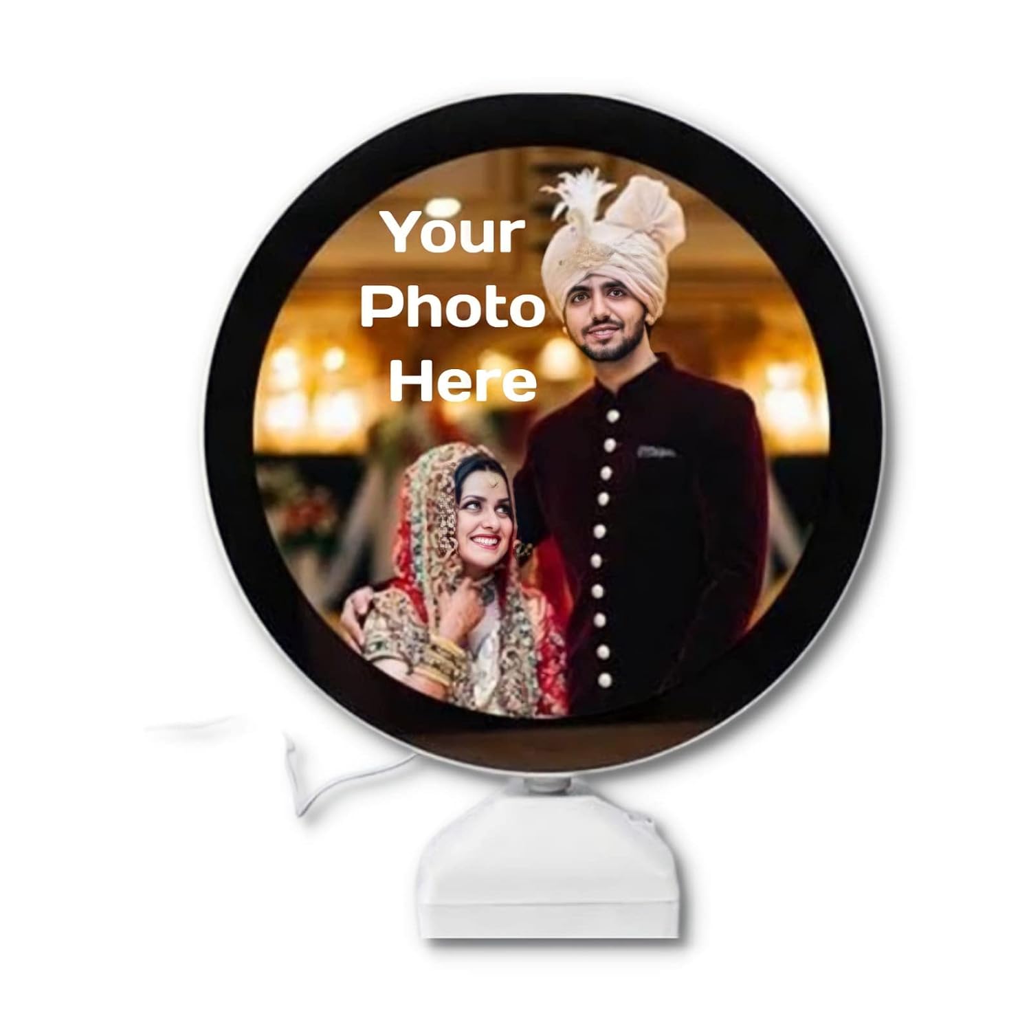 Custom LED Round Table Magic Mirror
