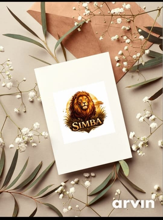 Simba Lion Art Print
