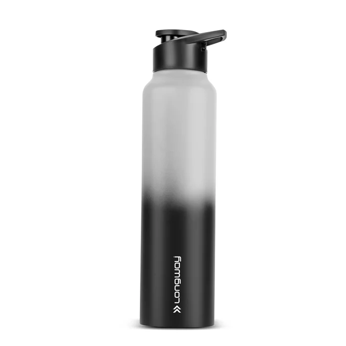 Longway Rush 1 Ltr Stainless Steel Water Bottle | Leak-Proof & Rust-Free Design | Perfect for School, Office, Home, Gym, Travel & Ideal for Men, Women & Kids (1000 ml)