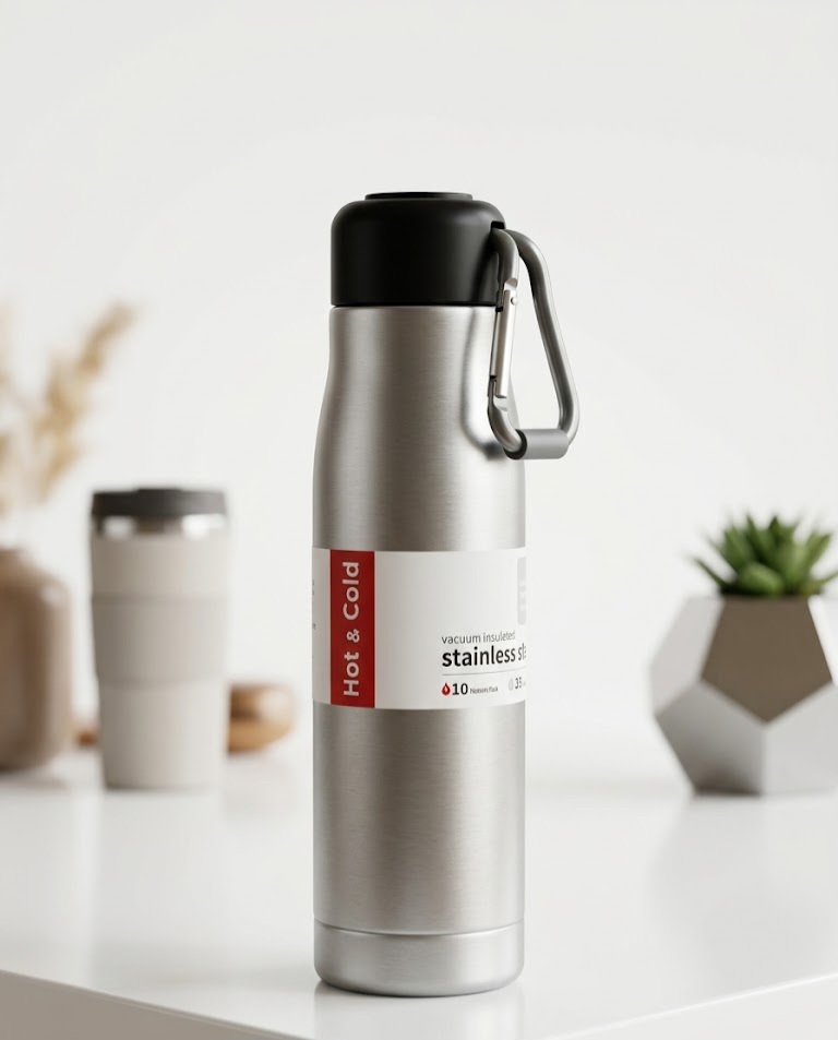 Vacuum Bottle Premium Stainless Steel (4-5 Hours Hot And Cold)
