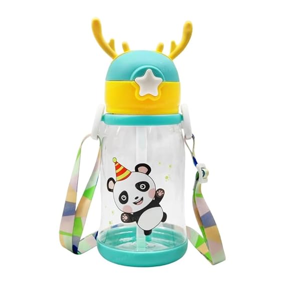 Deer Horn Kids Sipper Bottle for School and Home