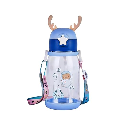 Deer Horn Kids Sipper Bottle for School and Home