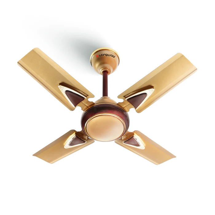 Longway Starlite-1 600 mm/24 inch Ultra High Speed 4 Blade Anti-Dust Decorative Star Rated Ceiling Fan (Pack of 1)