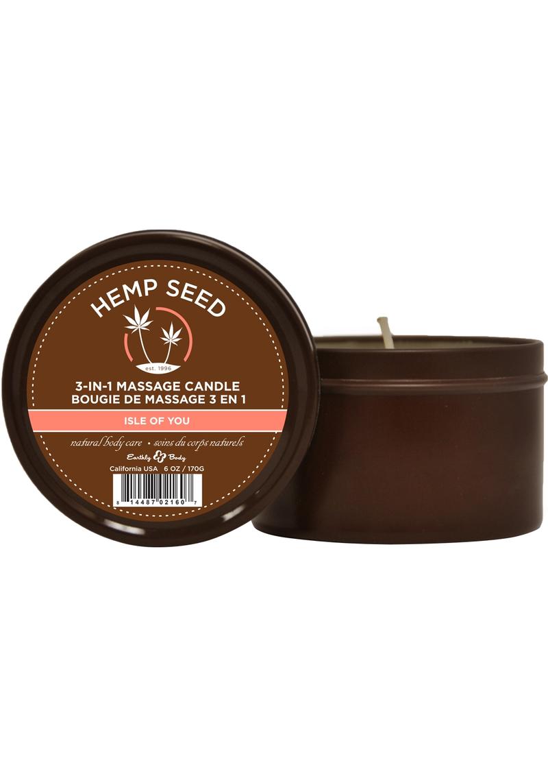 Hemp Seed 3-in-1 Massage Candle