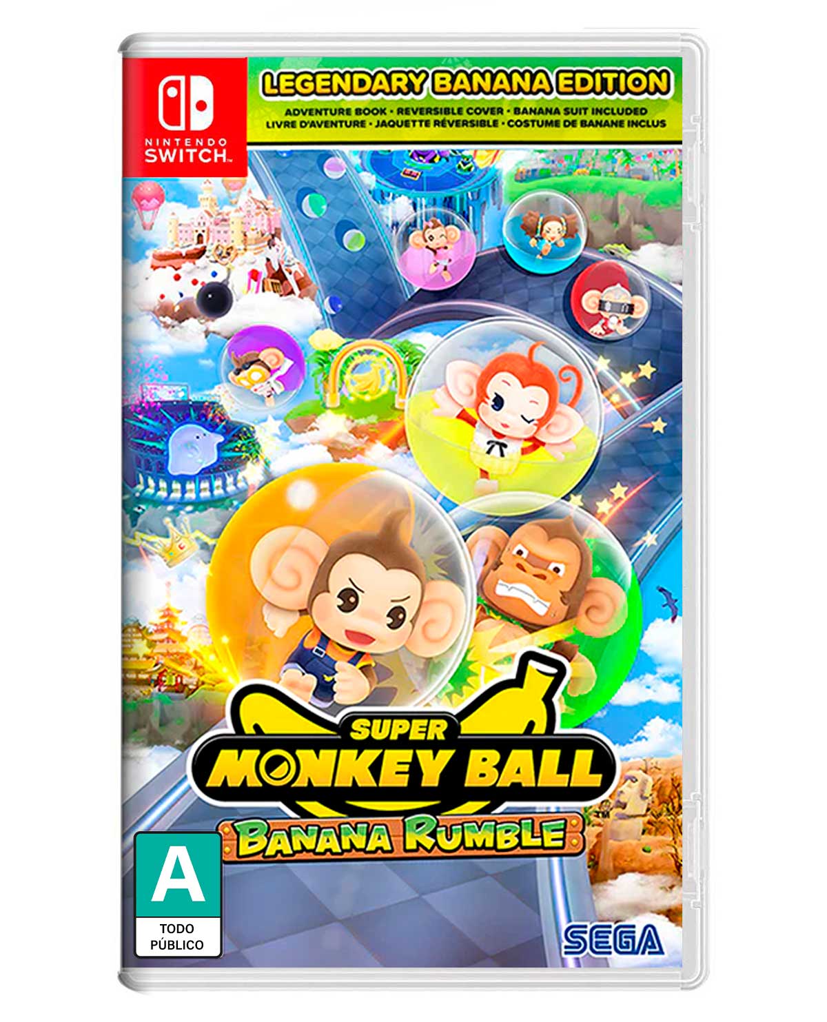  Super Monkey Ball Banana Mania Legendary Banana Edition - Nintendo Switch