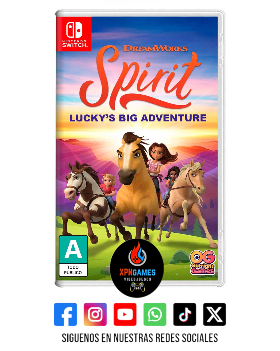 DreamWorks Spirit Lucky's Big Adventure - Nintendo Switch