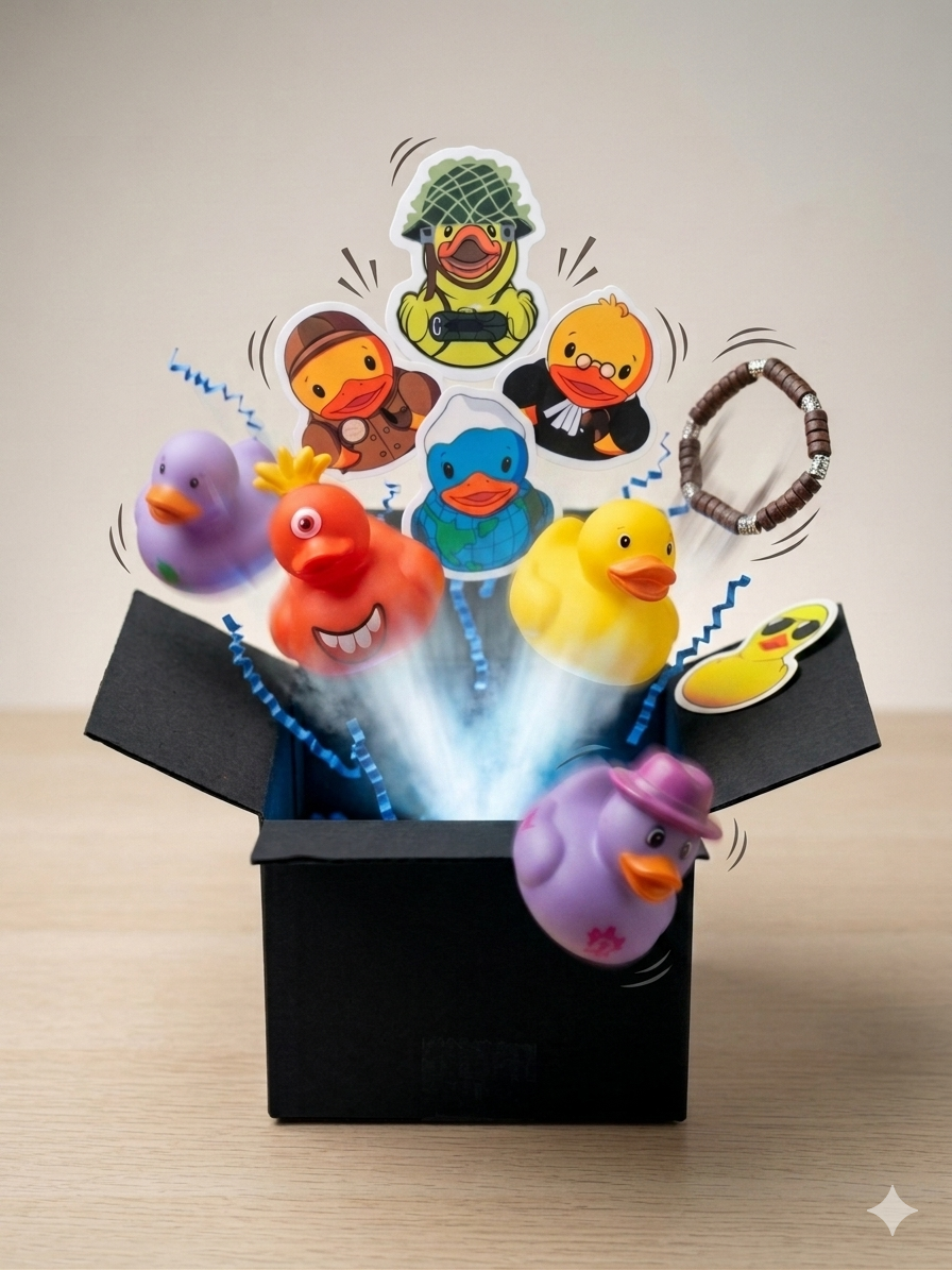 6 Month Subscription Box (4 Mystery Ducks)