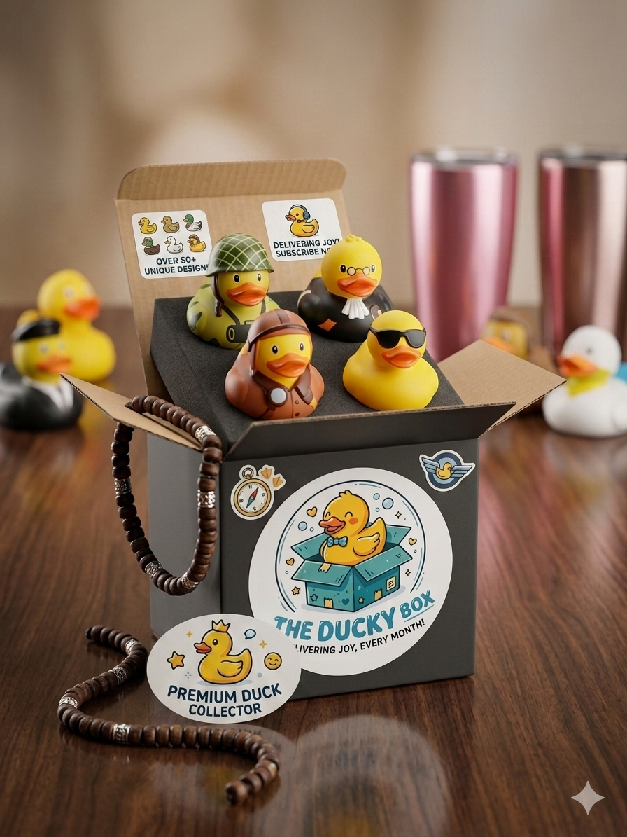 6 Month Subscription Box (4 Mystery Ducks)