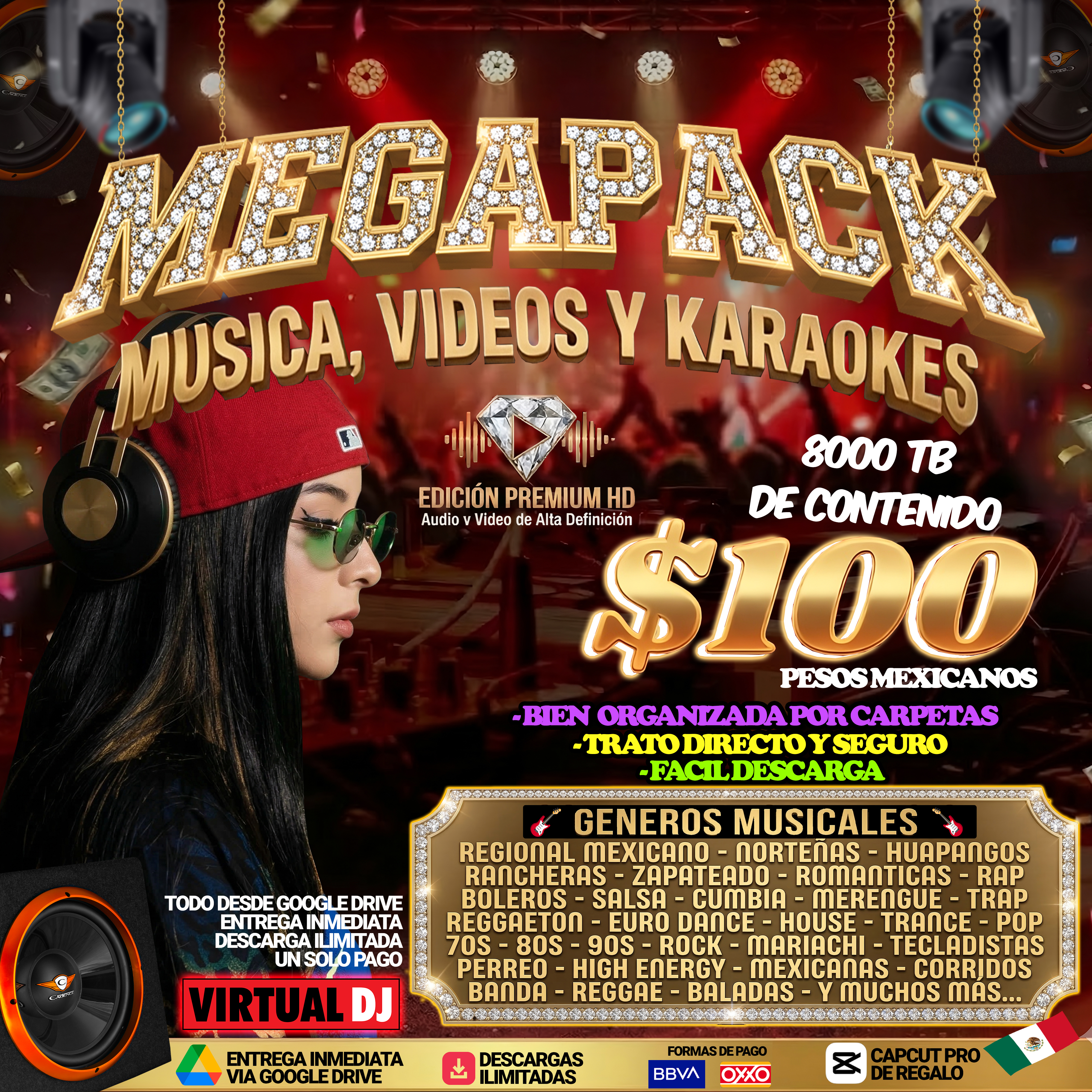Megapack Música, Videos y Karaokes