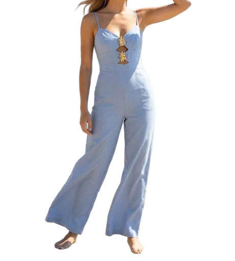 Combinaison Pantalon Bleu Ciel