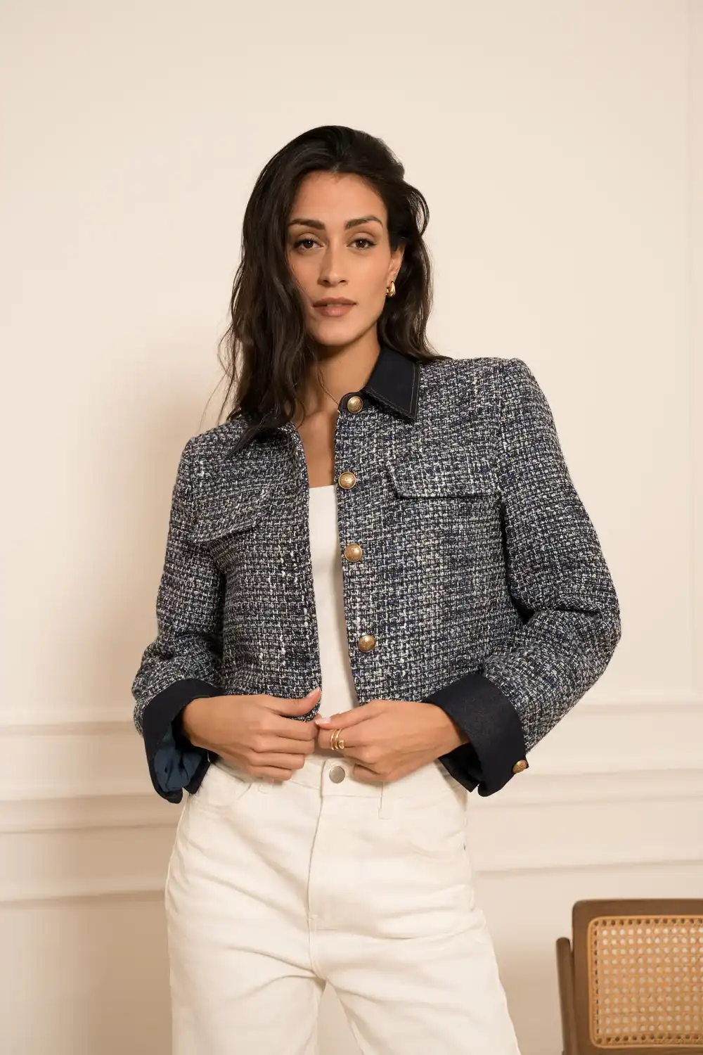 Veste Élise - Denim blue