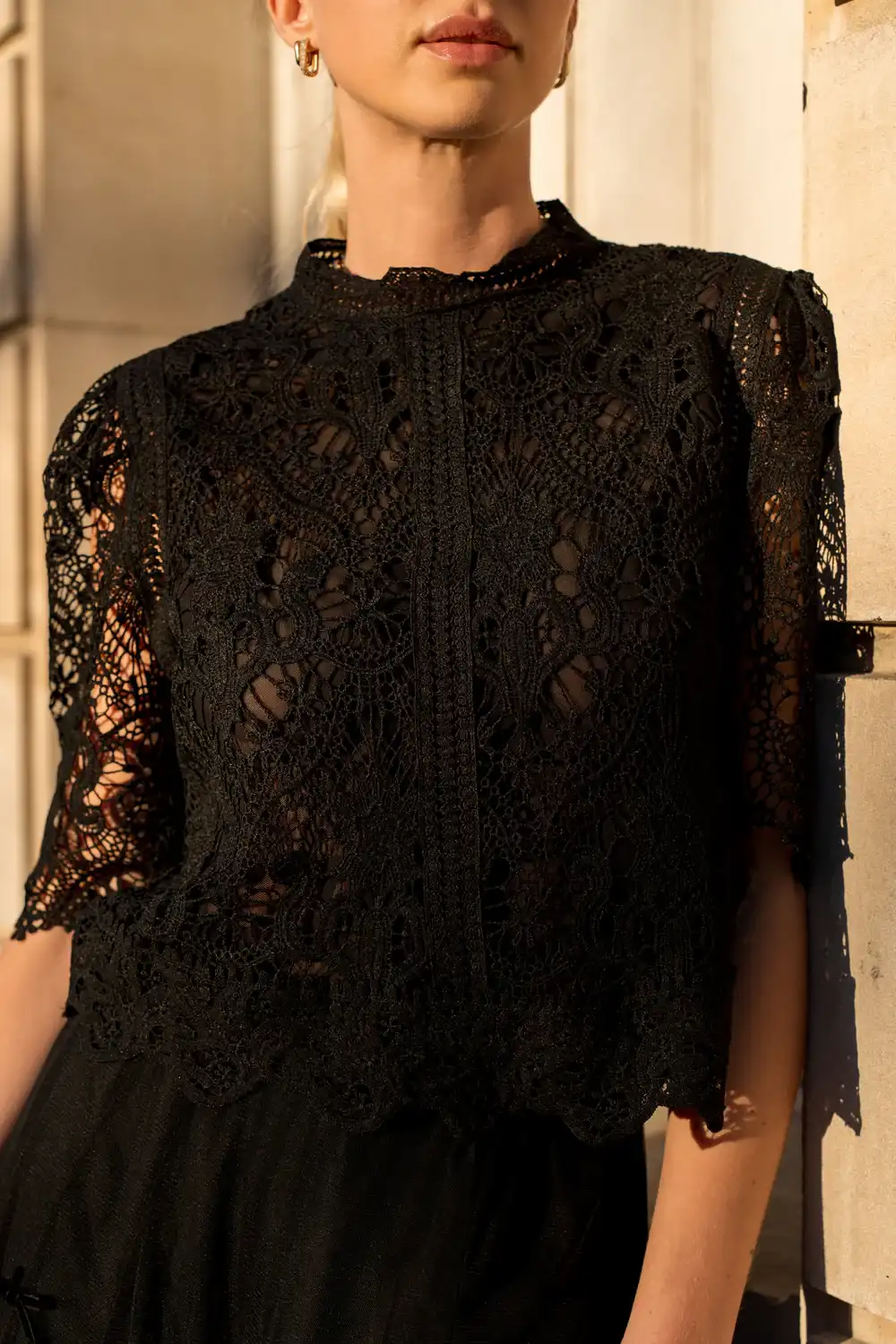 Blouse en dentelle 