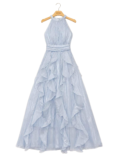 Robe Longue - Bleu 