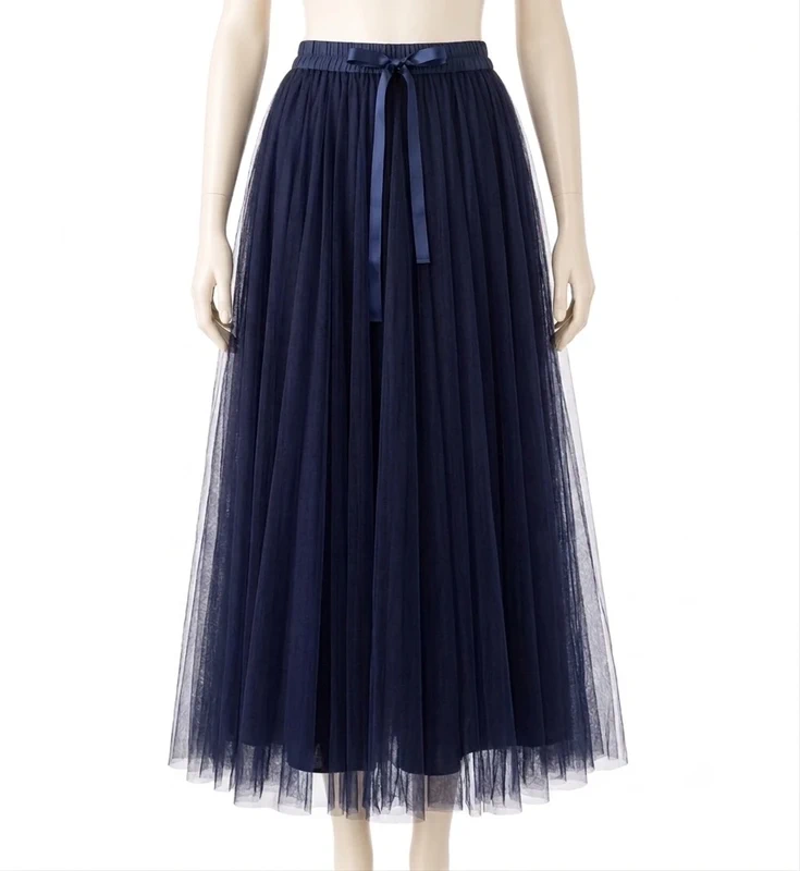 Jupe Aria en tulle - Bleu Marine