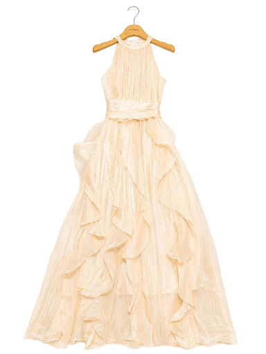 Robe Longue - Beige