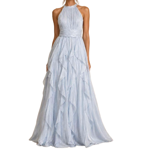 Robe Longue - Bleu