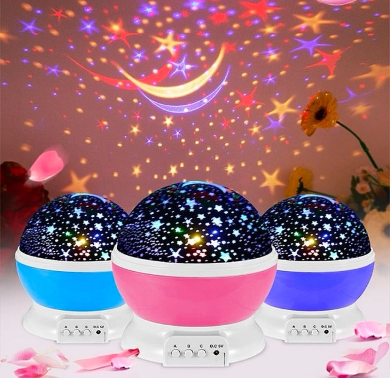 Lámpara Proyector Estrellas