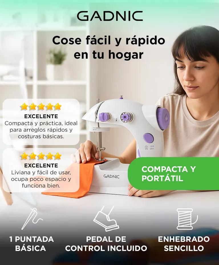 Máquina de Coser Gadnic Mini