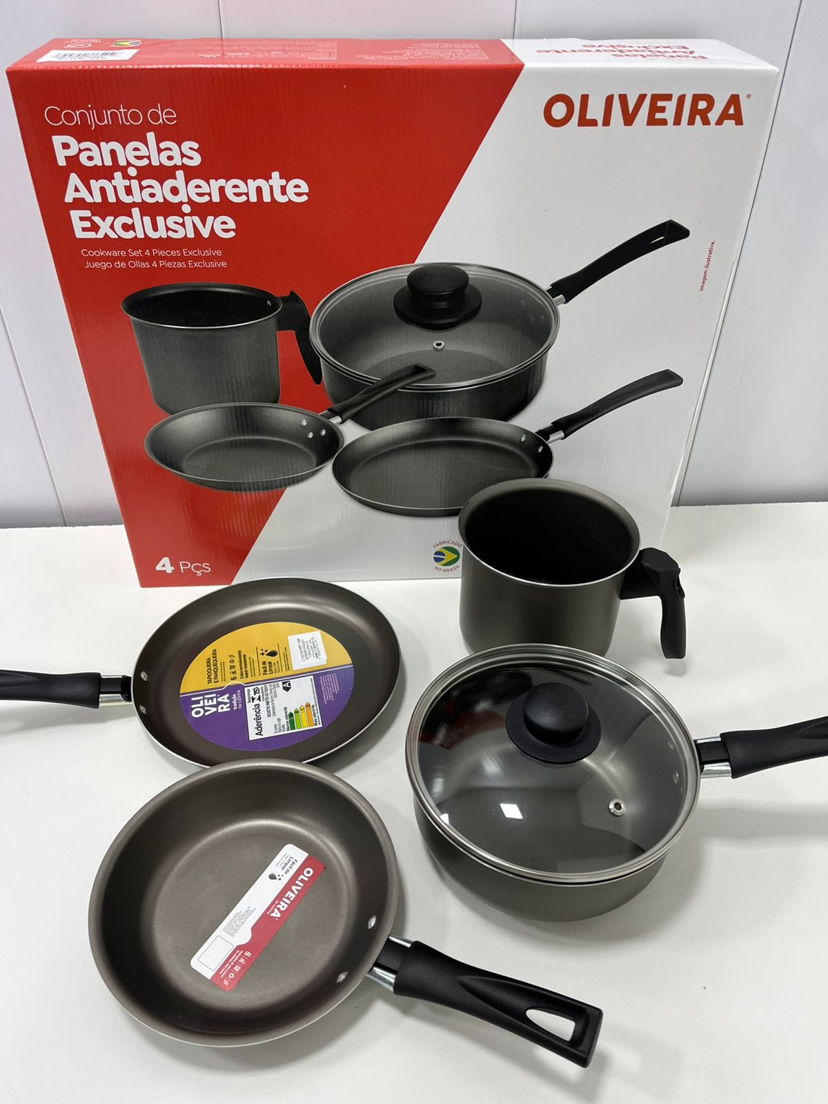 Set de Ollas Antiadherentes Oliveira