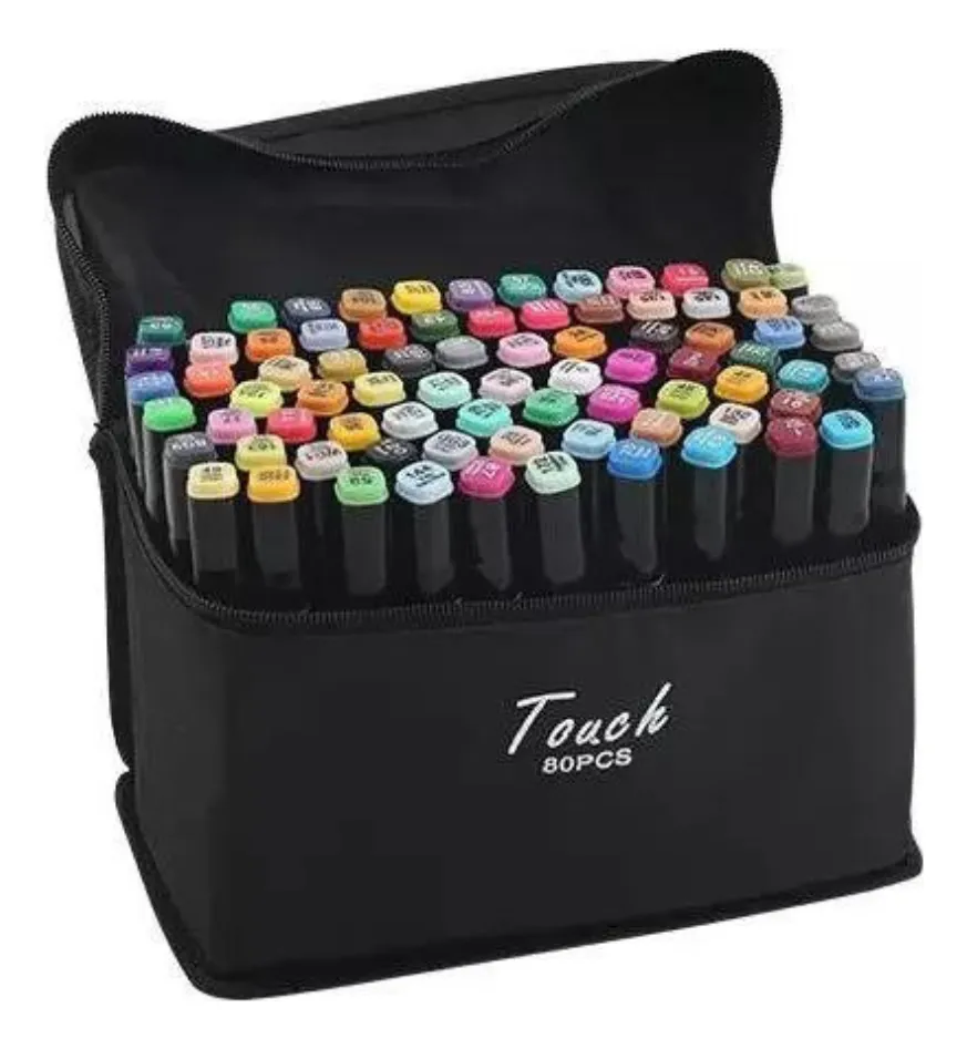 Set de Marcadores Touch 80 colores