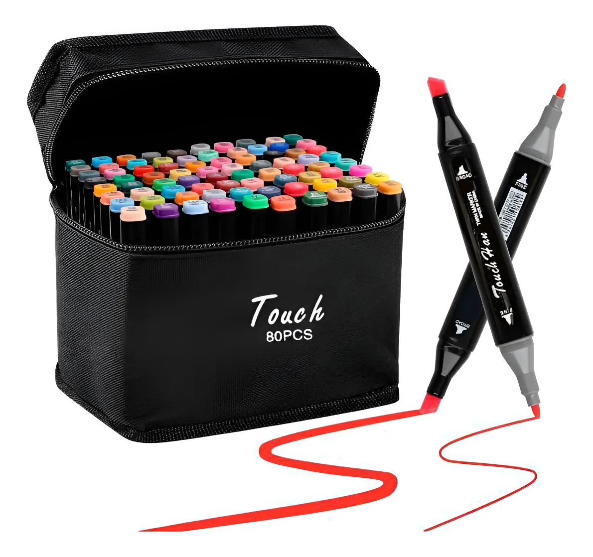 Set de Marcadores Touch 80 colores