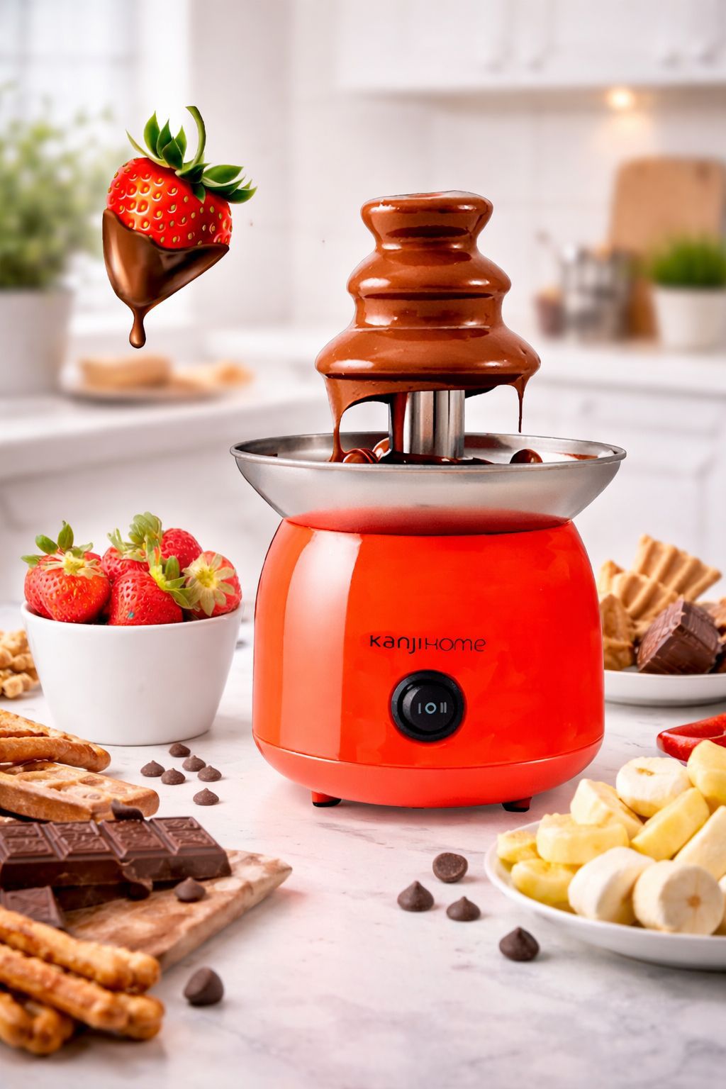 Fuente de chocolate eléctrica