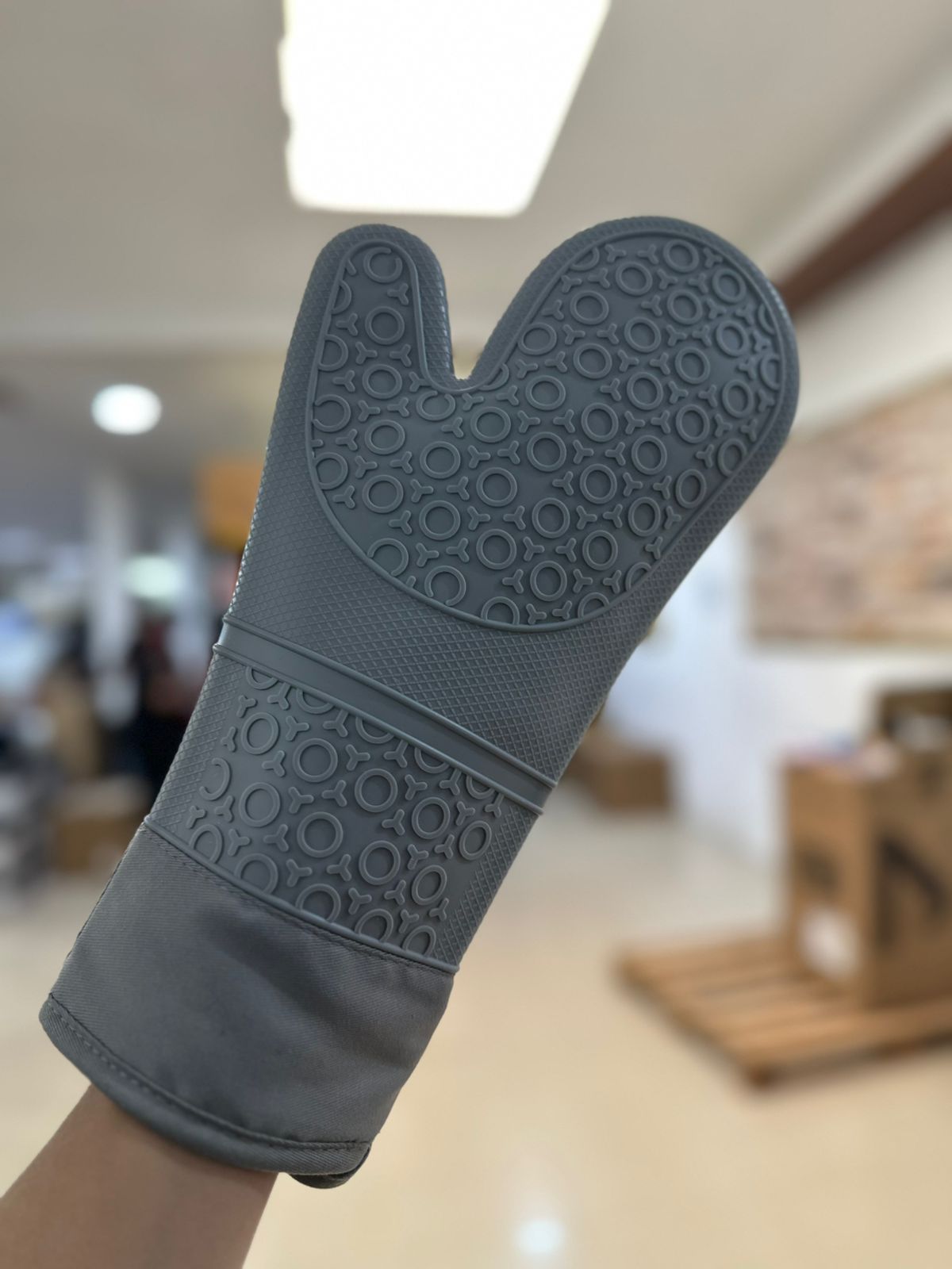 Guante para horno de silicona