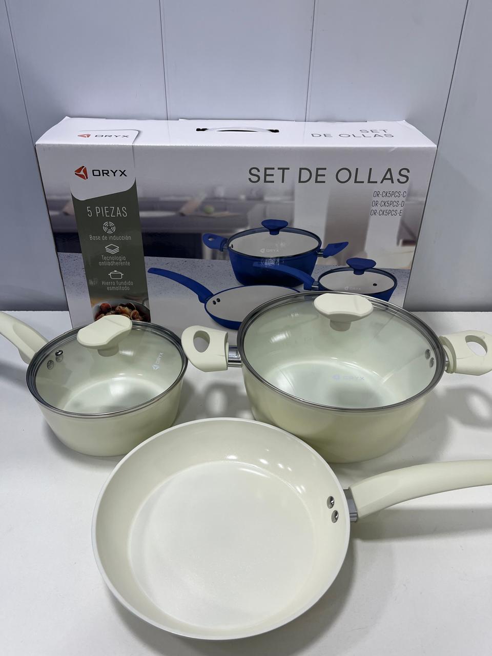 Set de Ollas Oryx 5 Piezas