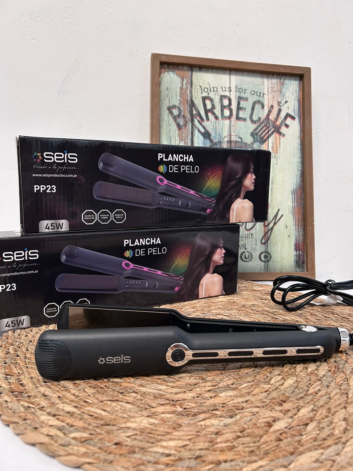 Plancha de Pelo Seis PP23