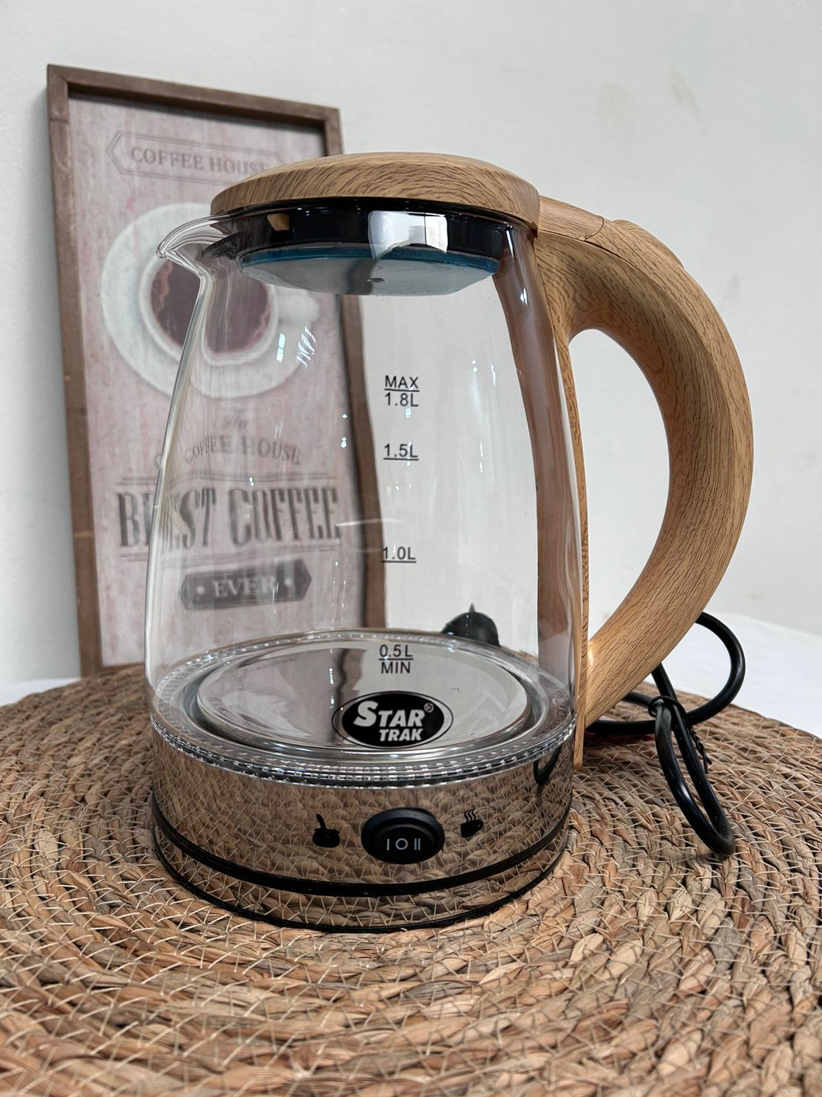 Pava Eléctrica de Vidrio Star Trak