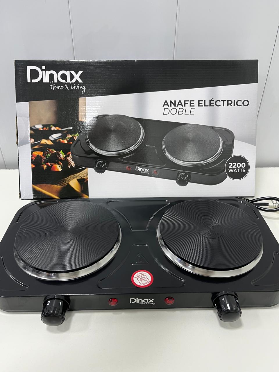 Anafe Eléctrico Doble Dinax