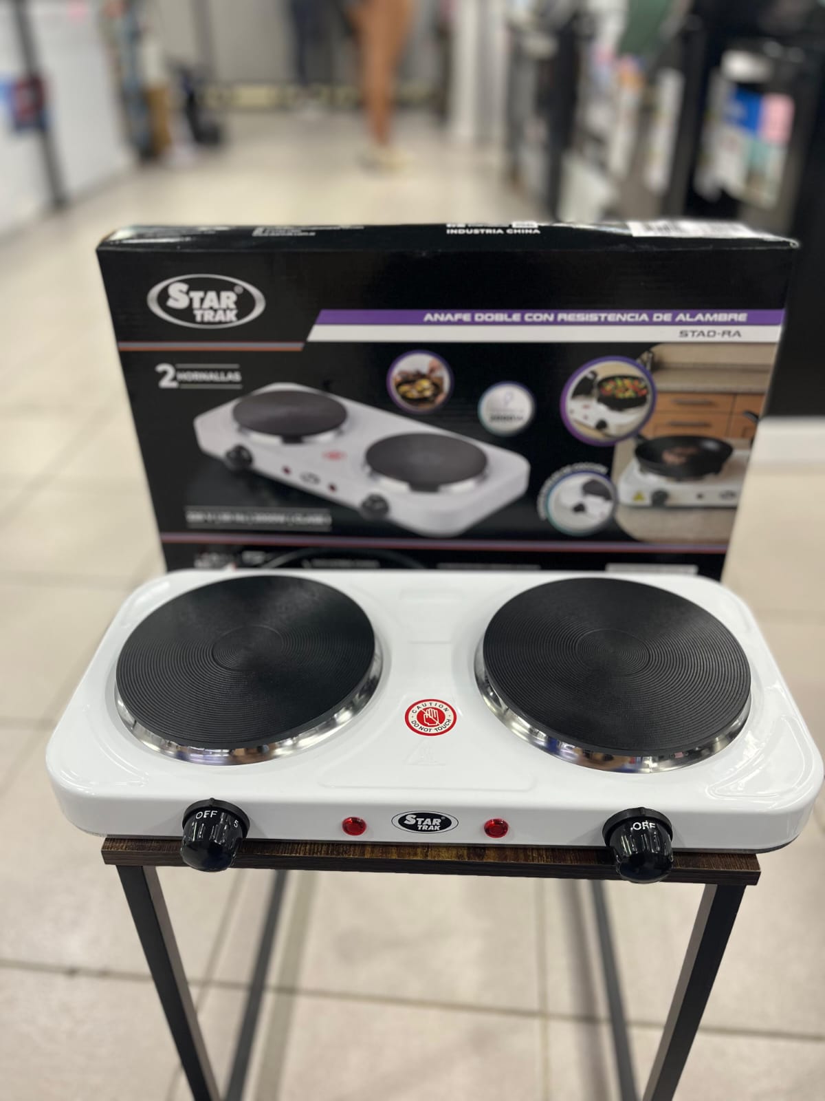 Anafe eléctrico doble Star Trak