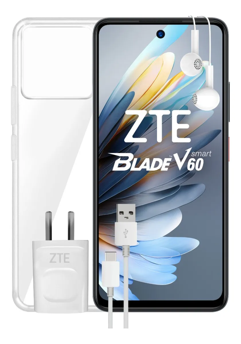 Celular ZTE Blade V60 Smart 6,6" 256GB Negro