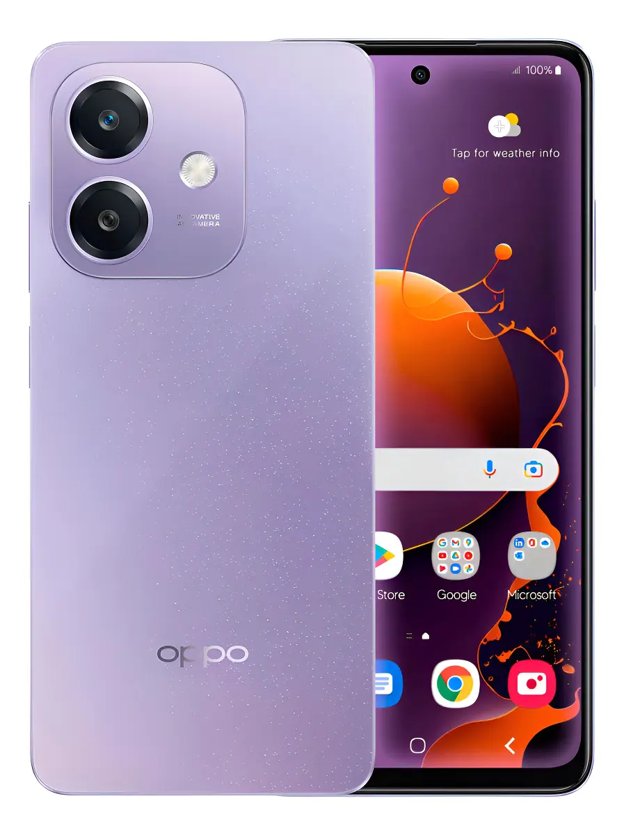 Celular OPPO A40 6.67" 256GB + Cargador Supervooc 45w Lila