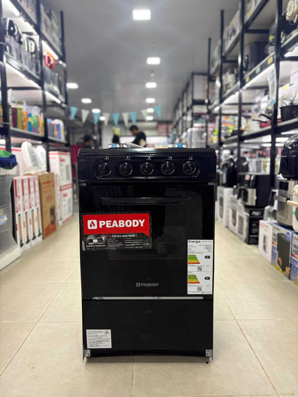 Cocina Peabody 4 Hornallas