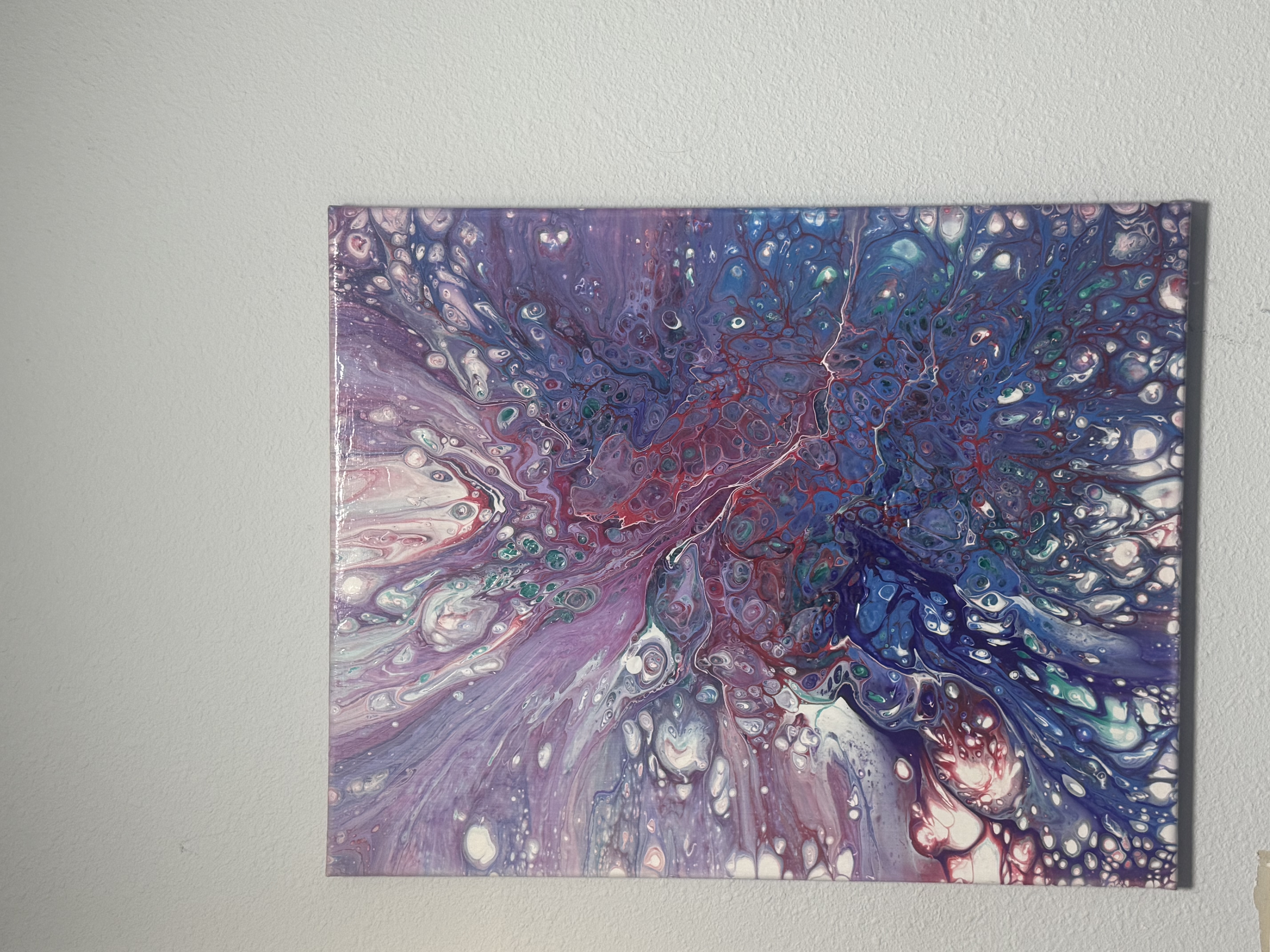 Abstract Acrylic Pour Painting 16x20