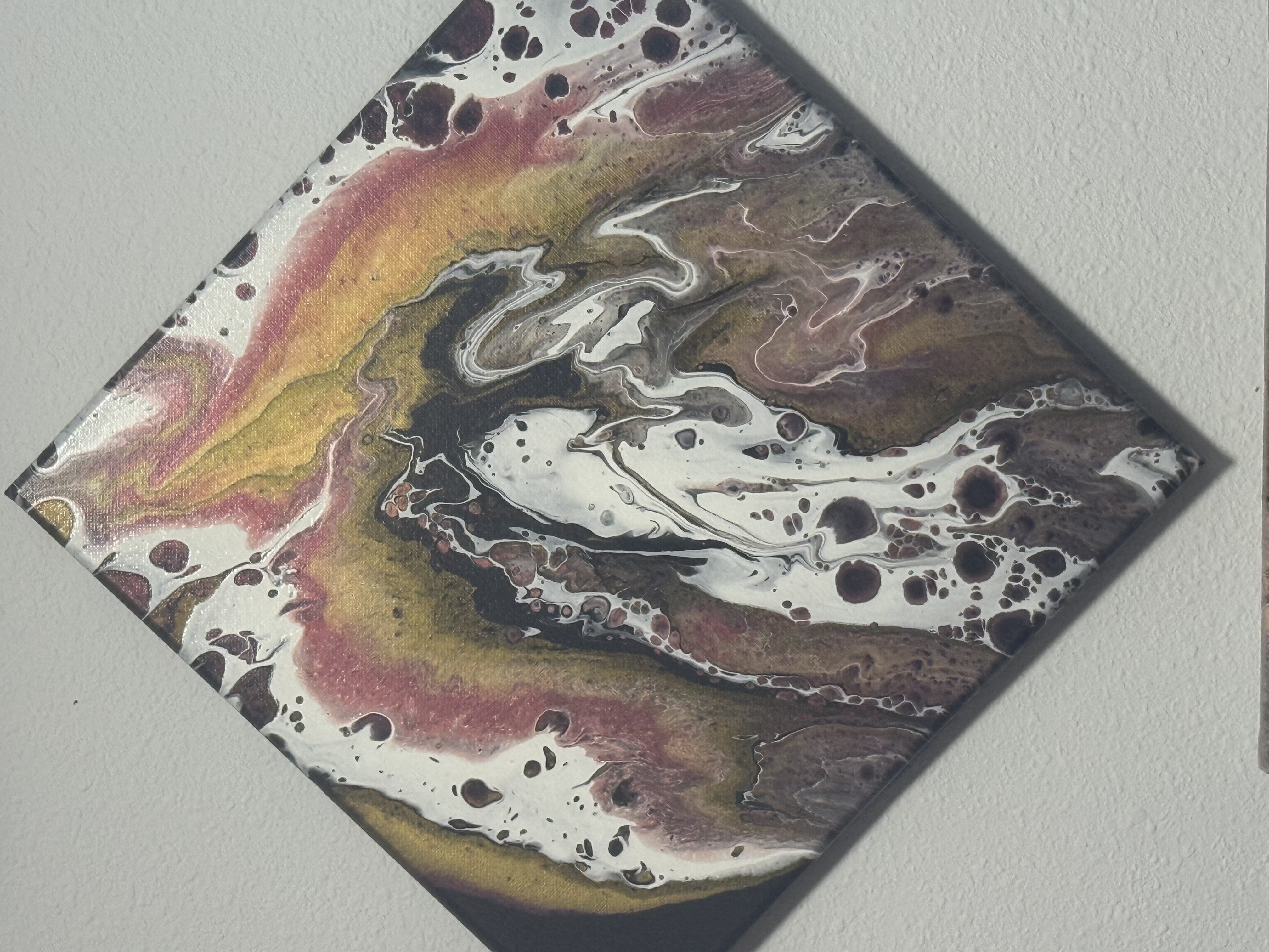 Abstract Acrylic Pour Painting