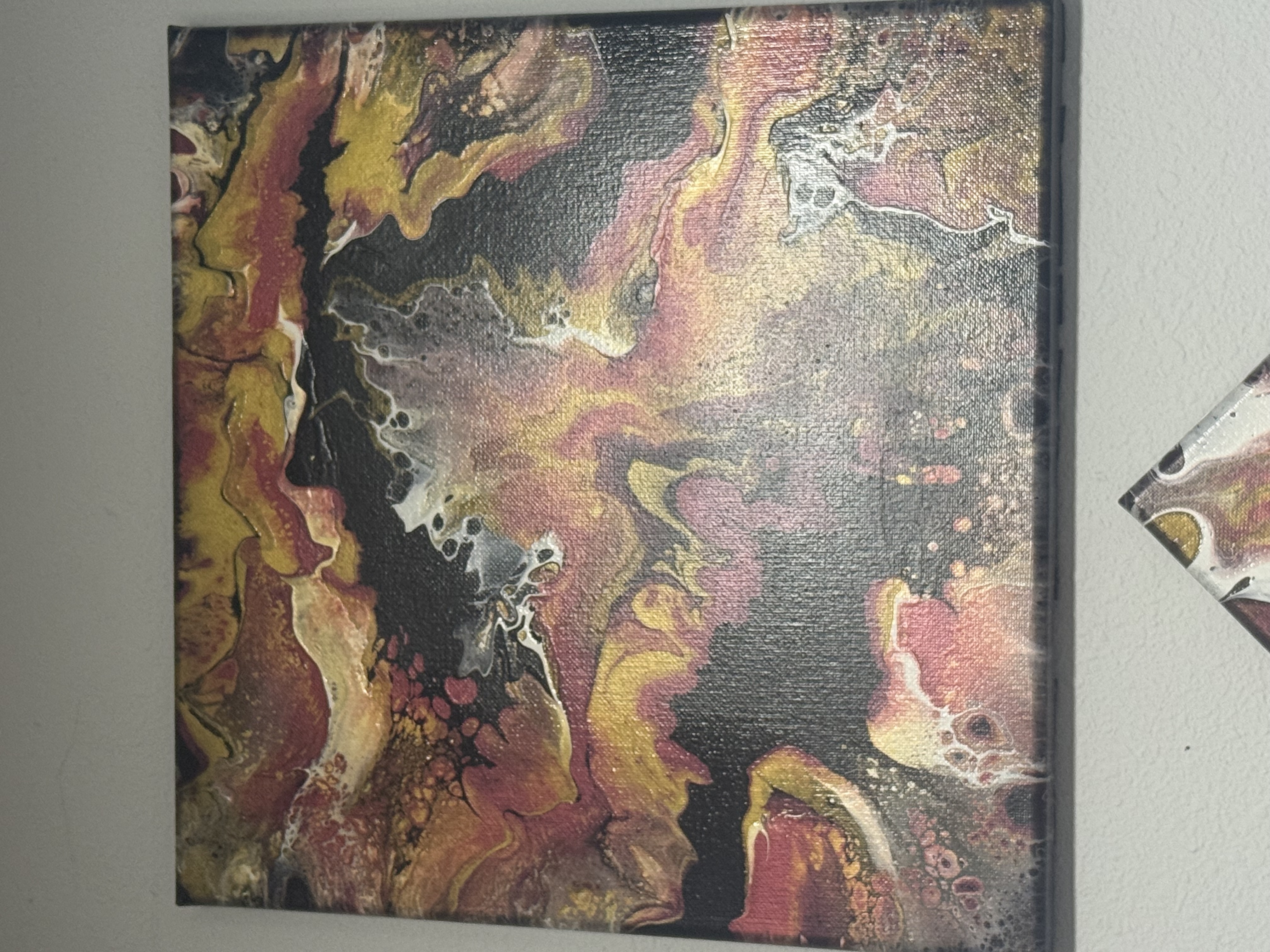 Abstract Fluid Art Canvas