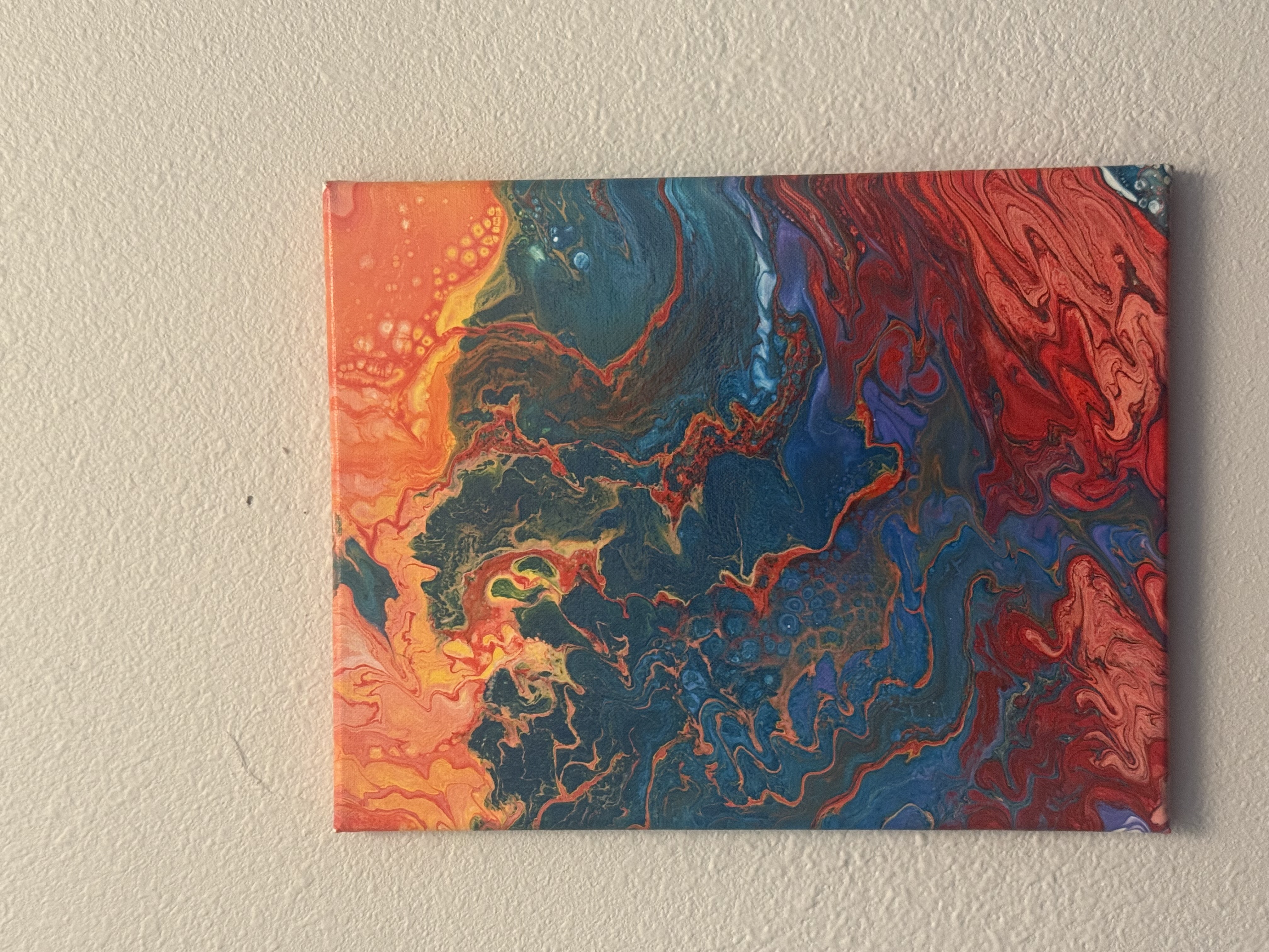 Abstract Fluid Art Canvas