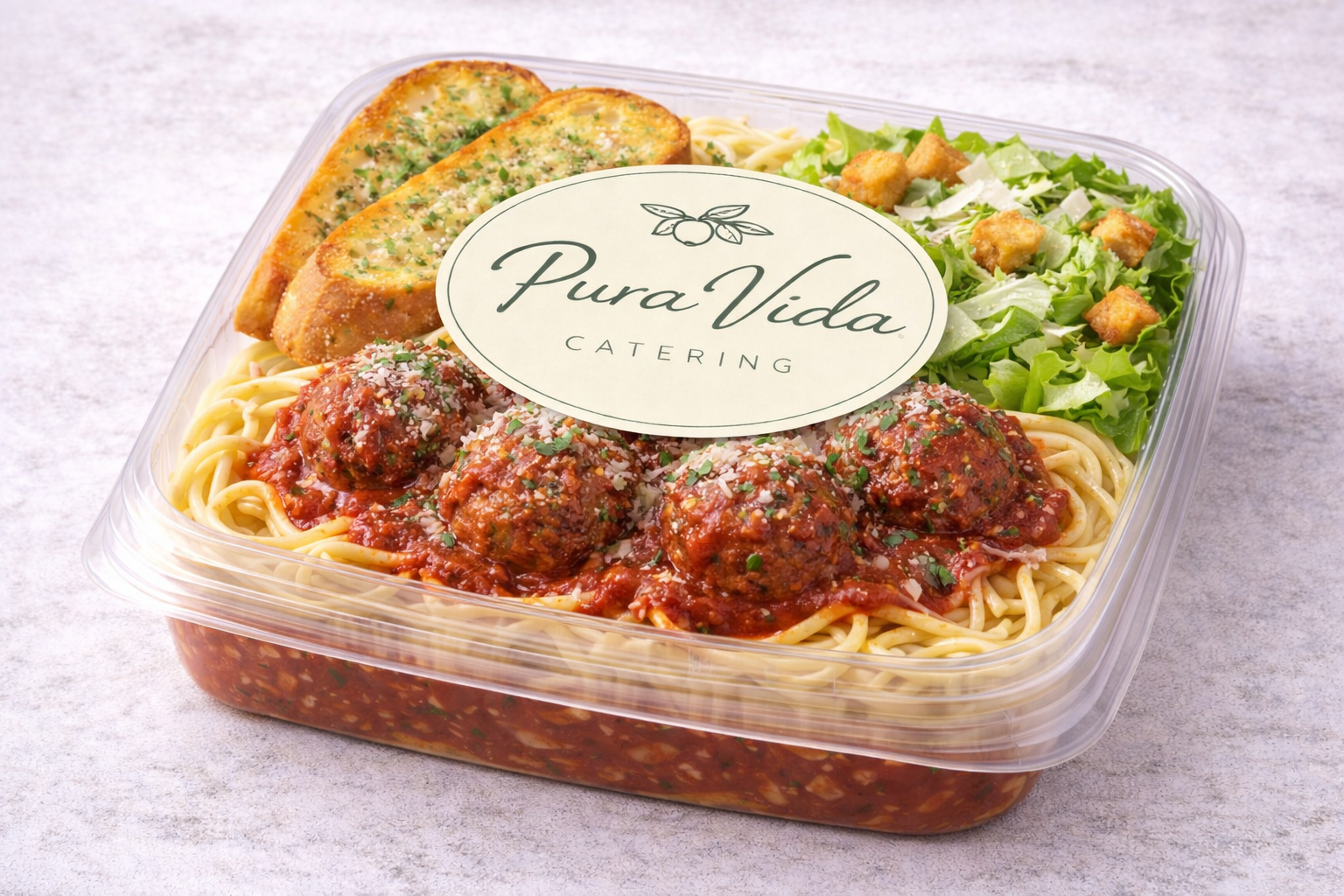 1 Protein Italian Boxed Meal (GF/VGN Meatball Marinara)