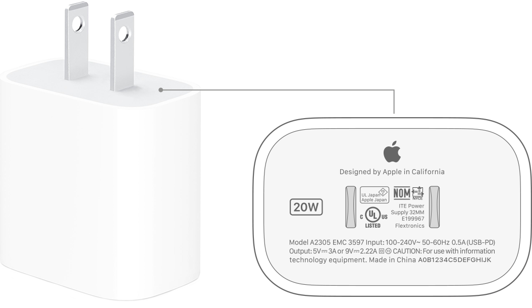 Apple USB-C 20W Power Adapter