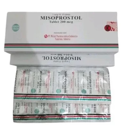 Misoprostol Tablet 200 mcg telat haid 1- 5 bulan