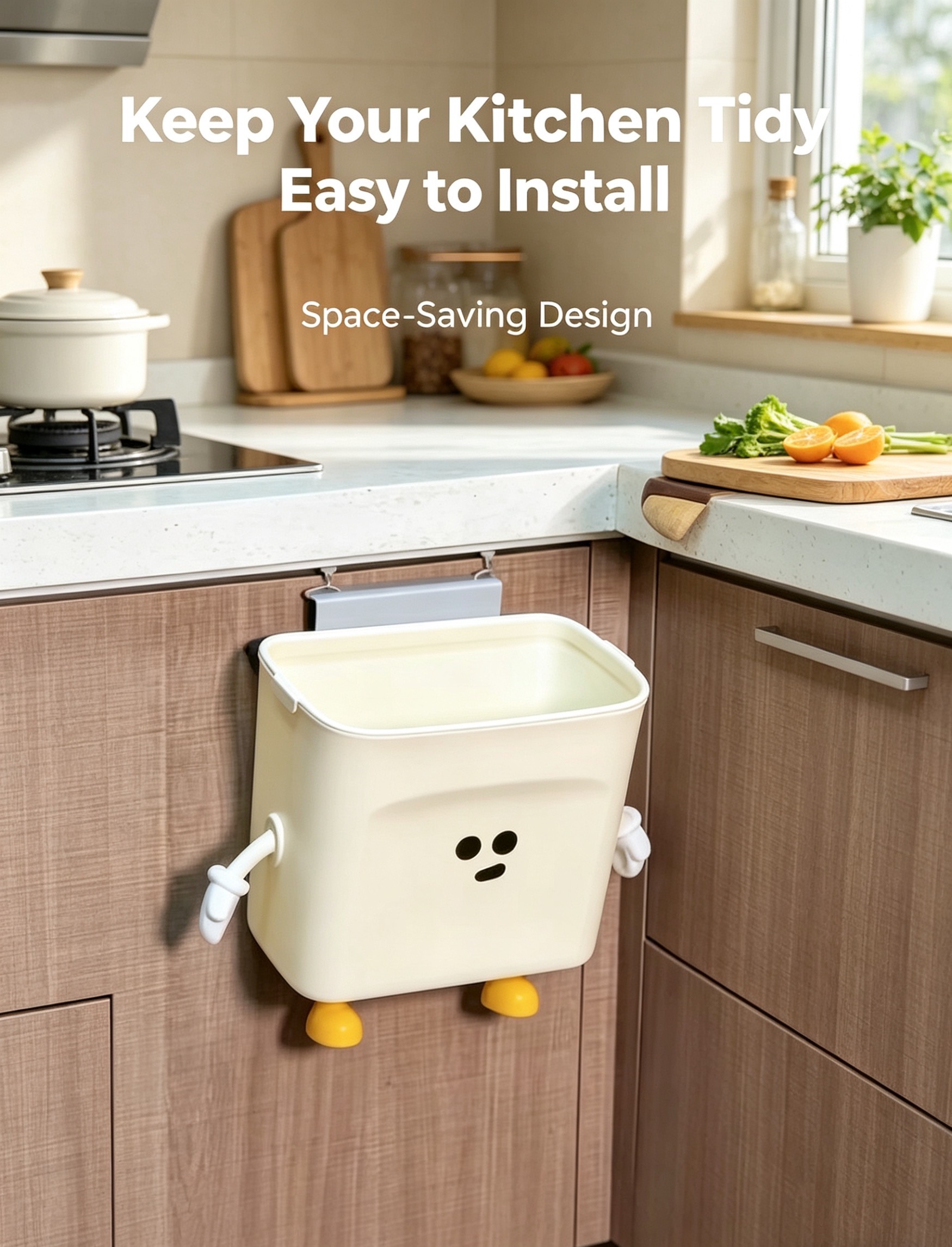 Cute Kitchen Rubbish Bin