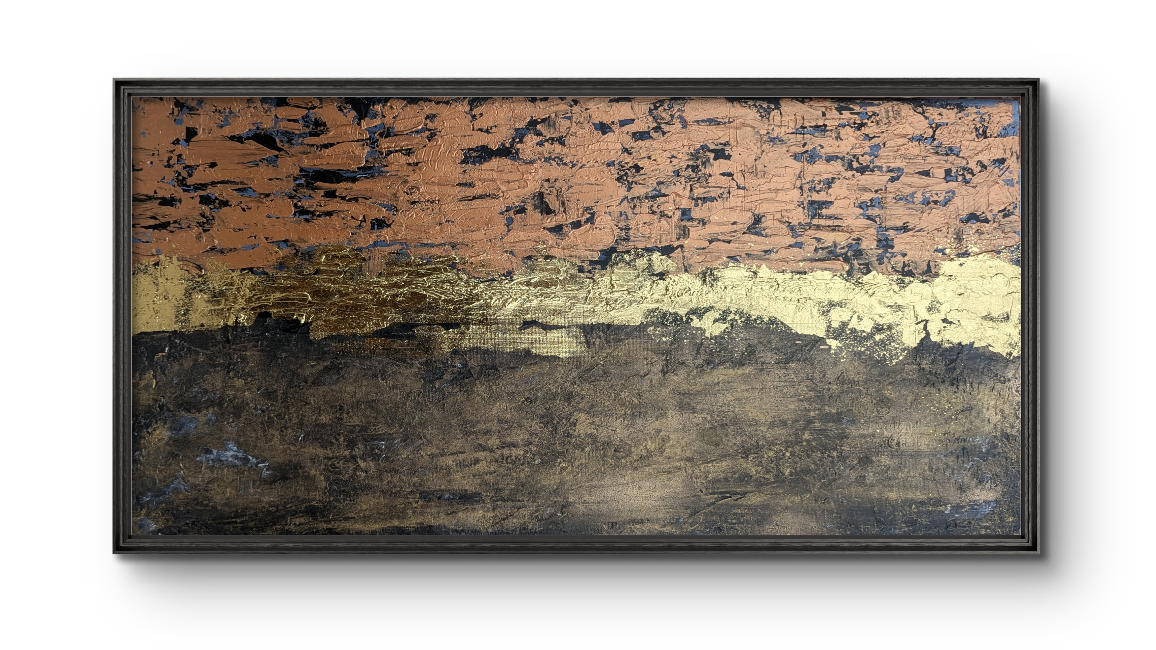 Modern Metallic Abstract Canvas