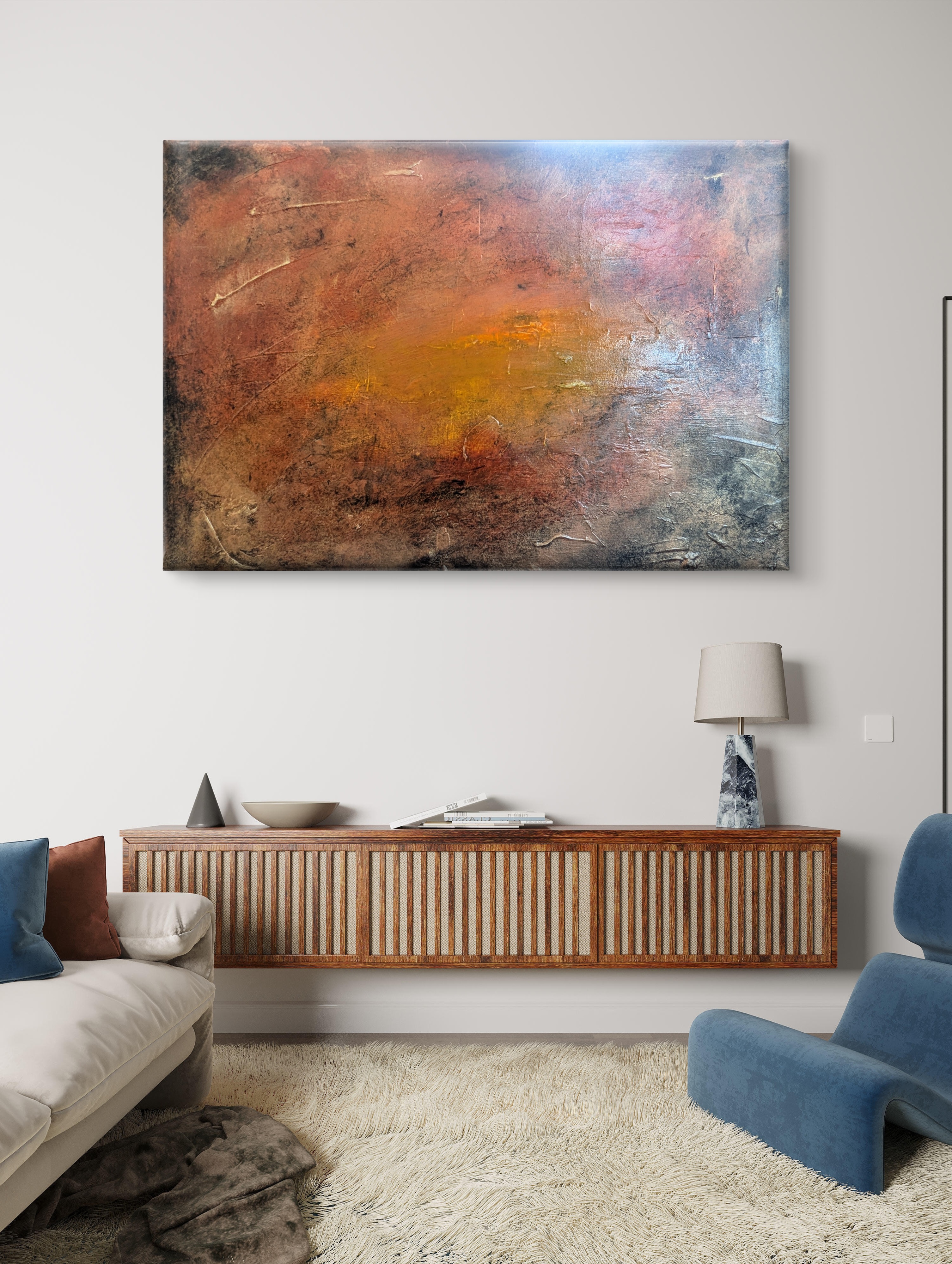 Abstract Rust Canvas