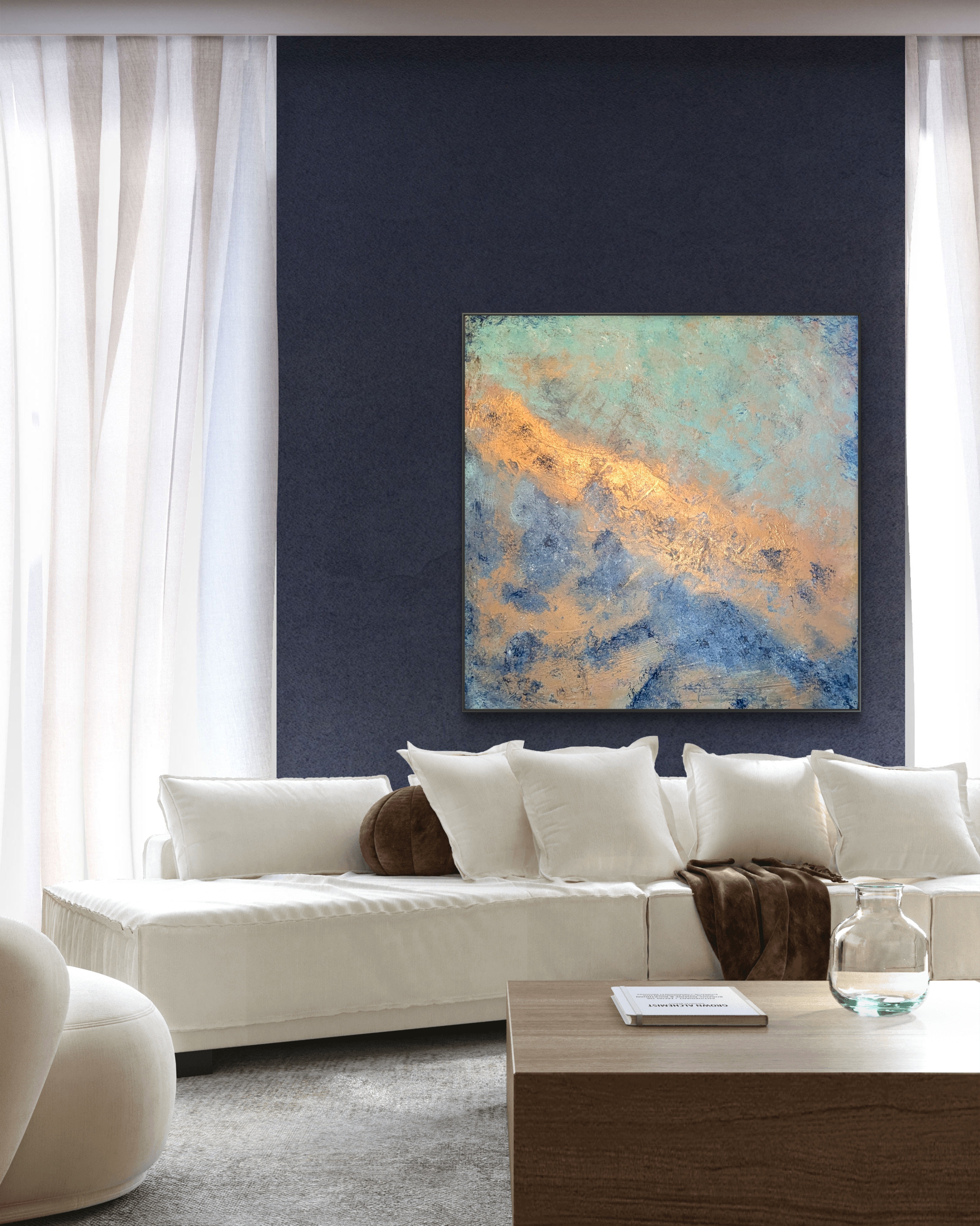 Abstract Coastal Canvas