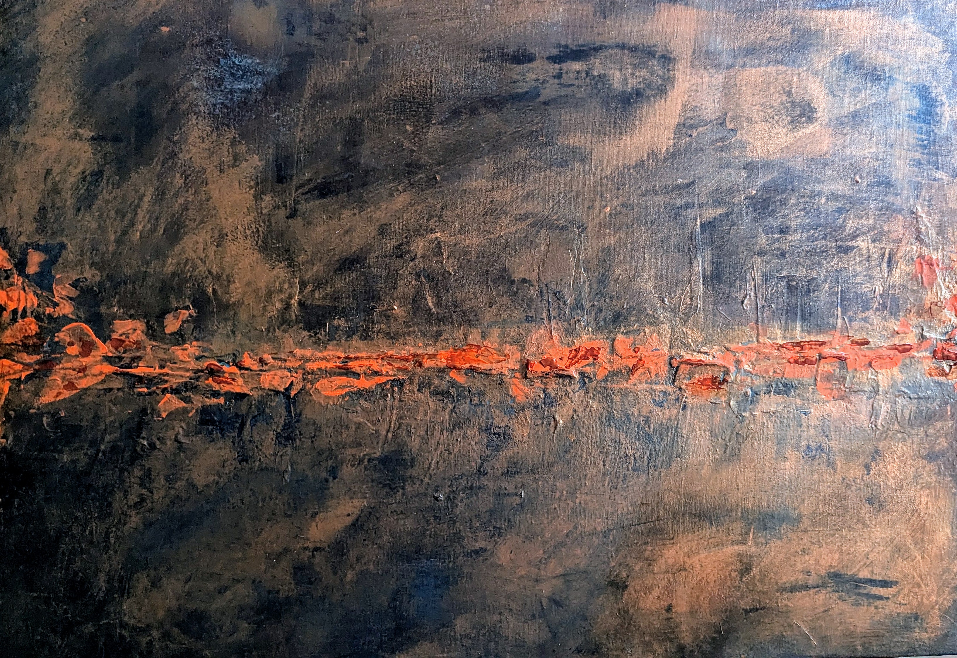 Abstract Horizon Painting