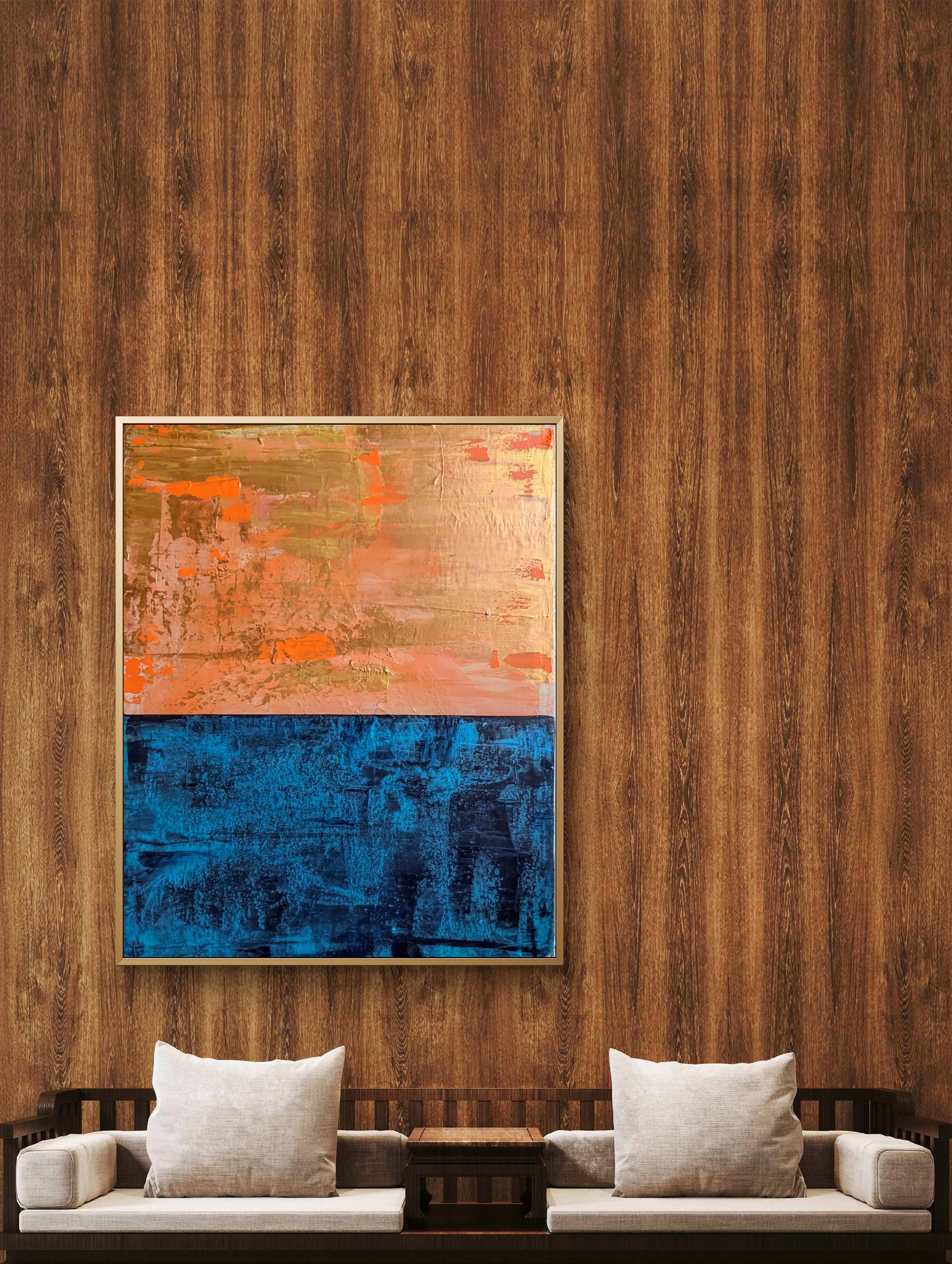 Abstract Color Block Painting